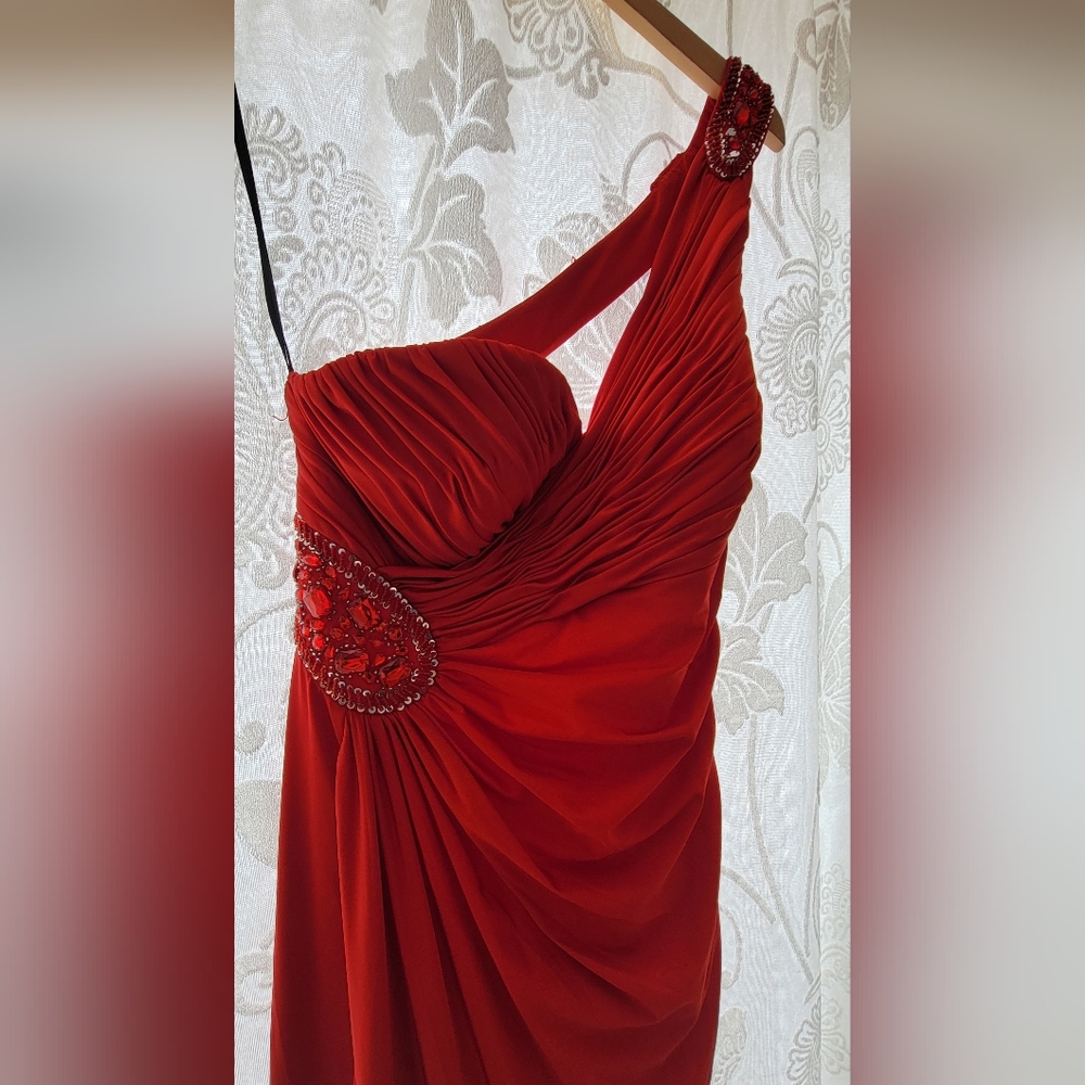 Jovani red gown